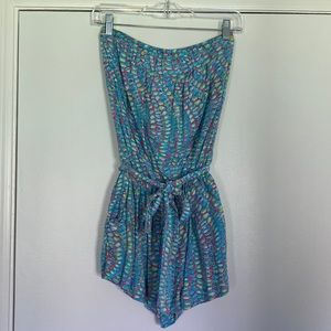 Lilly Pulitzer strapless romper